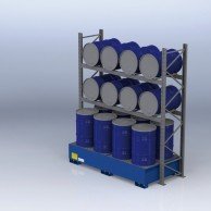 Scaffalatura porta Fusti